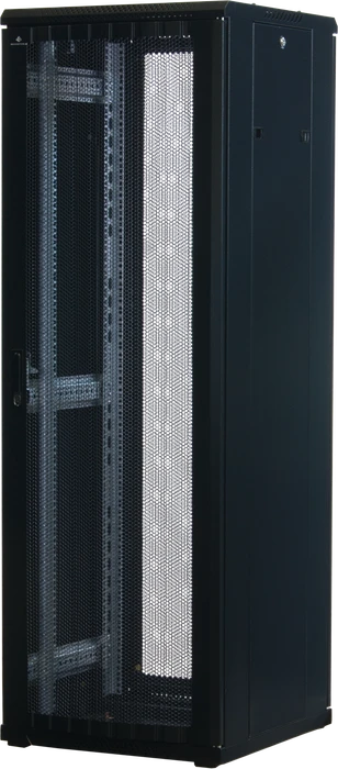 Rockstable 19" Serverschrank 37HE, Gitternetztür, IP2X, schwarz, 600mm tief