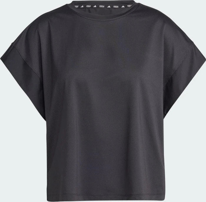 adidas Studio Funktionsshirt kurzarm black/grey six (Damen)