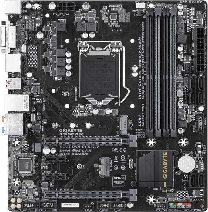 GIGABYTE B360M D3P (Intel 1151 v2)