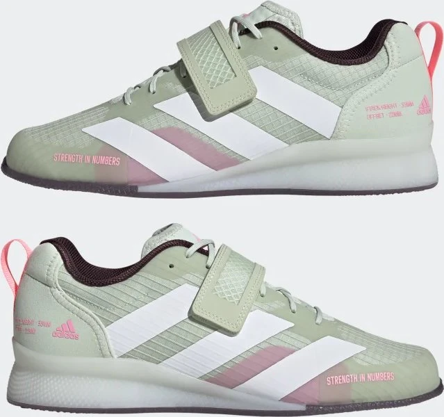 adidas Adipower 3 linen green/cloud white/beam pink