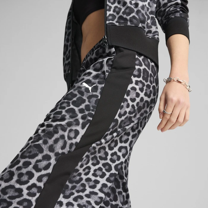 Puma T7 Leo Luxe Straight Trainingshose lang puma black (Damen)