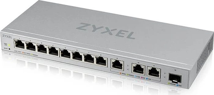 Zyxel XGS1250 Desktop Gigabit Smart Switch, 11x RJ-45, 1x SFP+