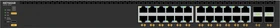 Netgear AVoIP M4350 Rackmount 10G Managed Switch, 24x RJ-45, 4x SFP28, 576W PoE+ (M4350-24X4V / XSM4328CV-100)