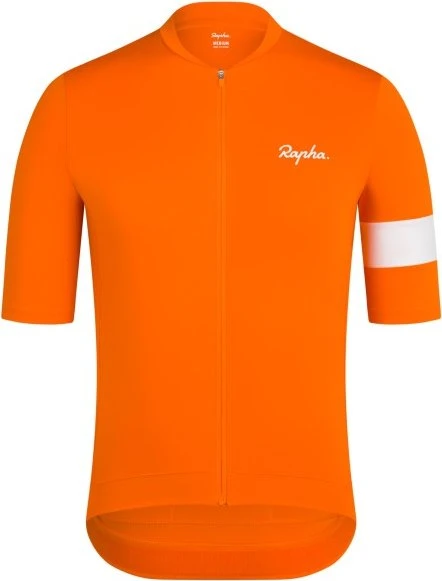 Rapha Core Trikot kurzarm bright orange/white (Herren)