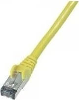 goobay Patchkabel, Cat6, S/FTP, RJ-45/RJ-45, 1m, gelb