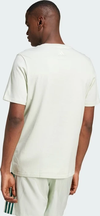 adidas Essentials Single Jersey Big Logo T-Shirt kurzarm linen green/collegiate green (Herren)