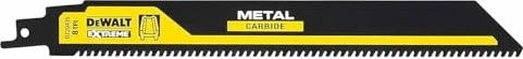 DeWalt DT20435 CarbideRecip Metal Säbelsägeblatt 8TPI, 230mm, 1 Stück