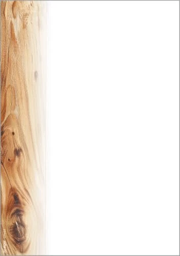 Sigel Motiv Oak Wood Kunstdruckpapier weiß, A5, 90g/m², 100 Blatt