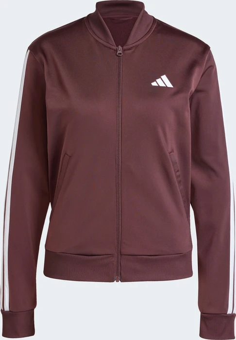 adidas Essentials 3-Streifen Trainingsanzug aurora ruby/brown (Damen)