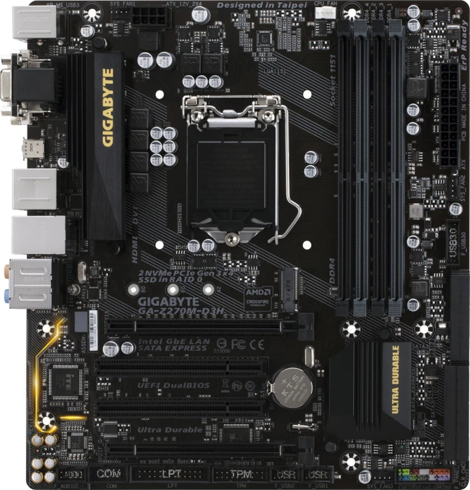 GIGABYTE GA-Z270M-D3H (Intel 1151)