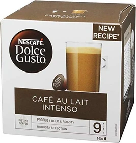 Nestlé Nescafe Dolce Gusto Café Au Lait Intenso Kaffeekapseln, 16 Stück