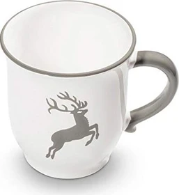Gmundner Keramik Grauer Hirsch Schokotasse 300ml