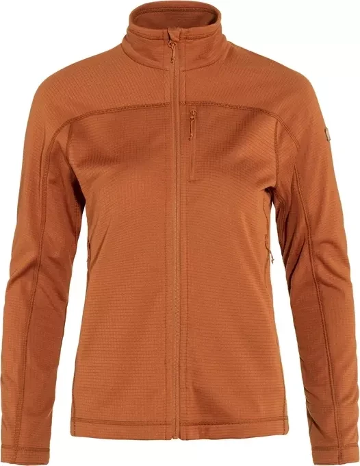 Fjällräven Abisko Lite Fleece Funktionsjacke terracotta brown (Damen)