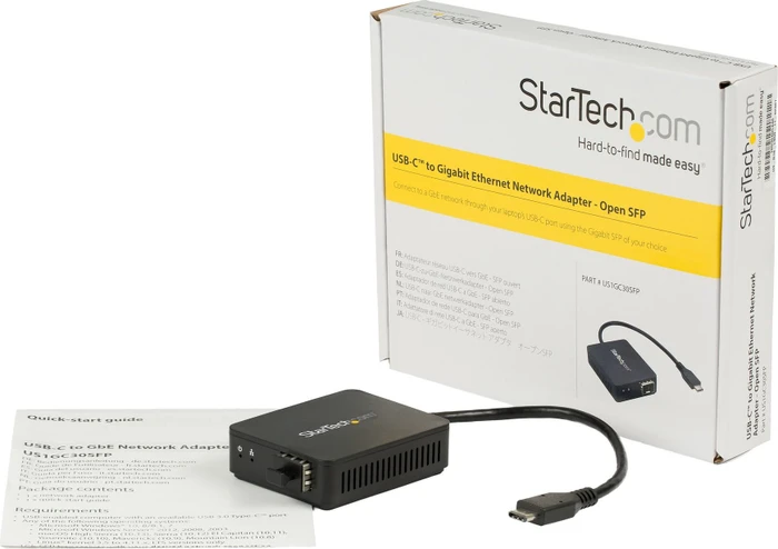 StarTech USB-C zu LWL Adapter LAN-Adapter, SFP, USB-C 3.0 [Stecker]