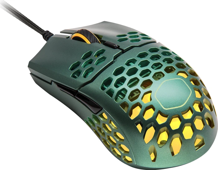 Cooler Master MasterMouse MM711 Wilderness Edition RGB Gaming Maus grün, USB