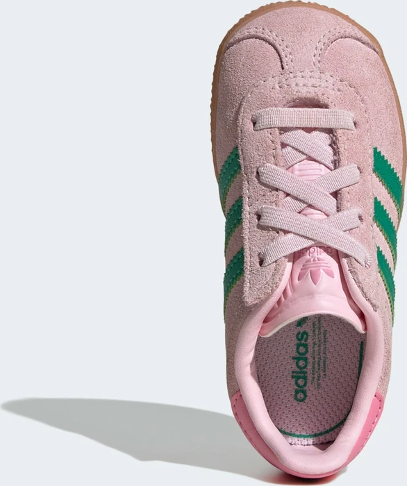 adidas Gazelle Comfort Closure Elastic Laces clear pink/court green/bliss pink (Junior)
