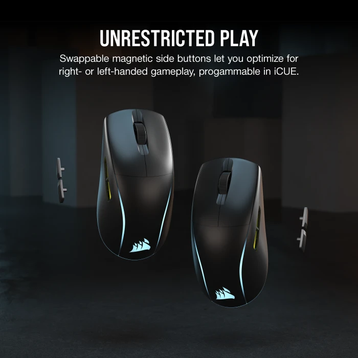 Corsair M75 WIRELESS Lightweight RGB Gaming Mouse, schwarz, USB/Bluetooth