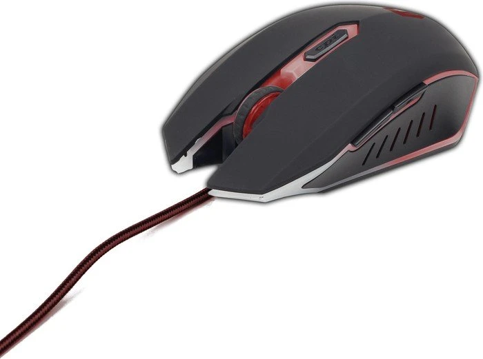 Gembird Gaming Mouse 001 schwarz/rot, USB