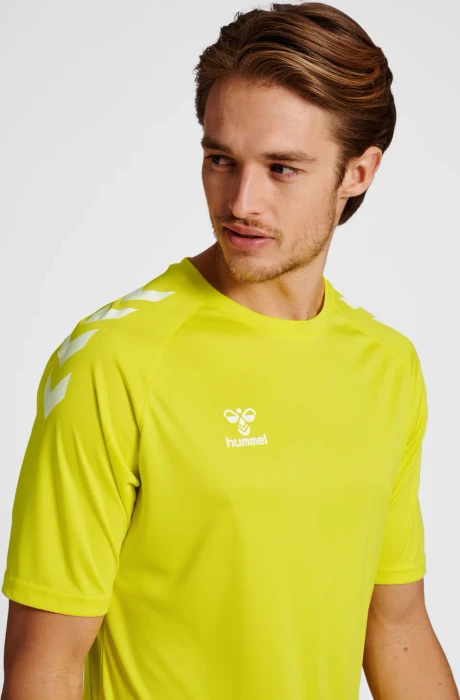 hummel Core XK Funktionsshirt kurzarm blazing yellow (Herren)