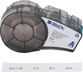 Brady BradyGrip Velcro tape Beschriftungsband, 19.1mm, schwarz/weiß