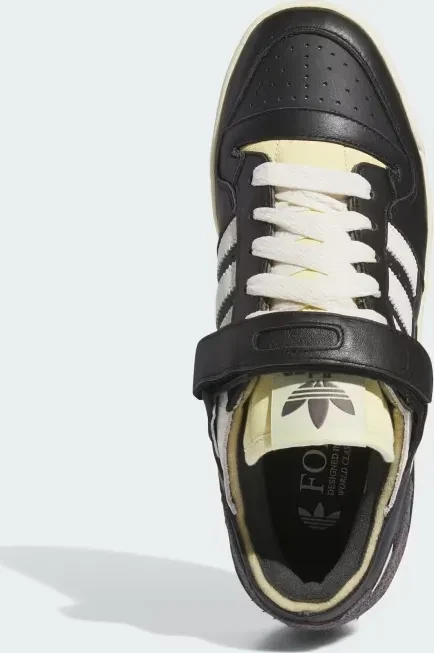 adidas Forum 84 Low core black/cream white/easy yellow (Herren)