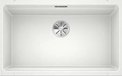 Blanco Etagon 700-U InFino Unterbau Becken mittig weiß