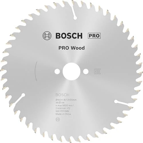Bosch Professional Optiline Wood Kreissägeblatt 48Z, 160x1.8x20mm, 1 Stück