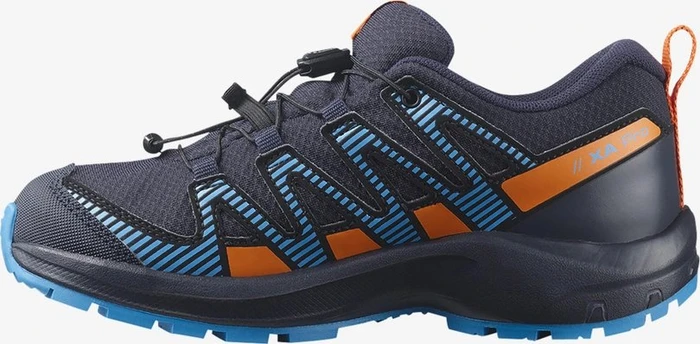 Salomon XA Pro V8 CSWP navy wil/vibrant orange/blithe (Junior)