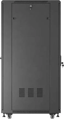 Lanberg 19" Rackschrank 32HE, freistehend, Flat Pack, Glastür, IP20, RAL 9004, 800mm tief