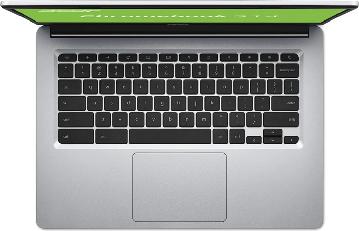 Acer Chromebook 14 CB314-1H-C2KX, silber, Celeron N4020, 4GB RAM, 64GB Flash, DE