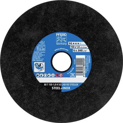Pferd 80 T 150-1.0 H SG LAB HD STEELOX/22.23 Trennscheibe, 150x1x22.23mm, 25 Stück