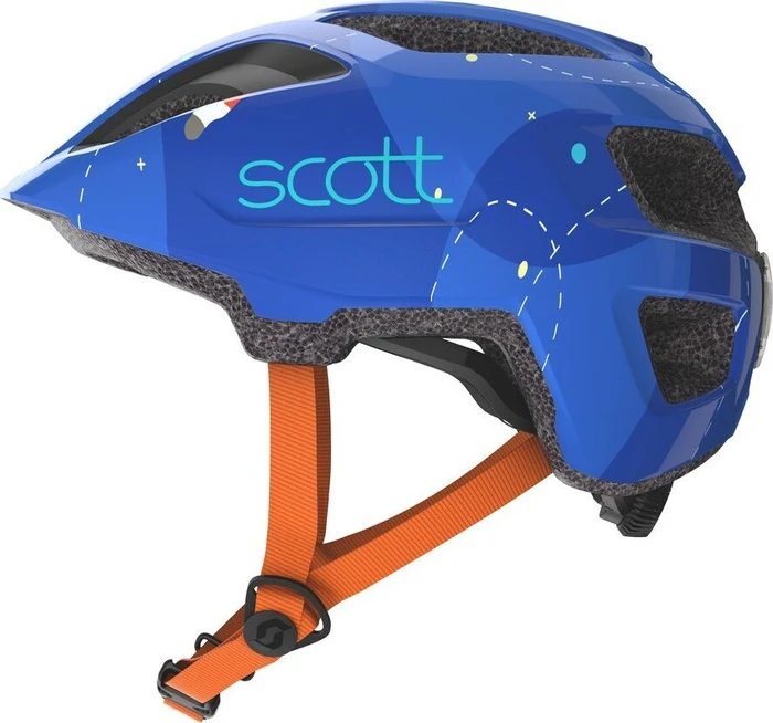 Scott Spunto Kid Kinderhelm blue/orange