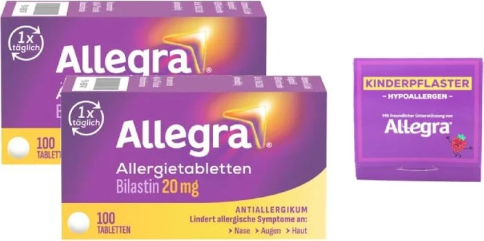 Allegra 20mg Allergietabletten, 100 Stück