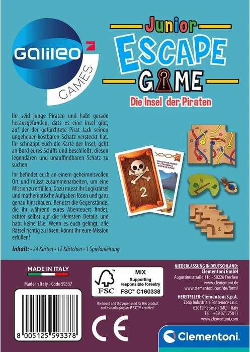 Escape Game Junior Die Insel der Piraten