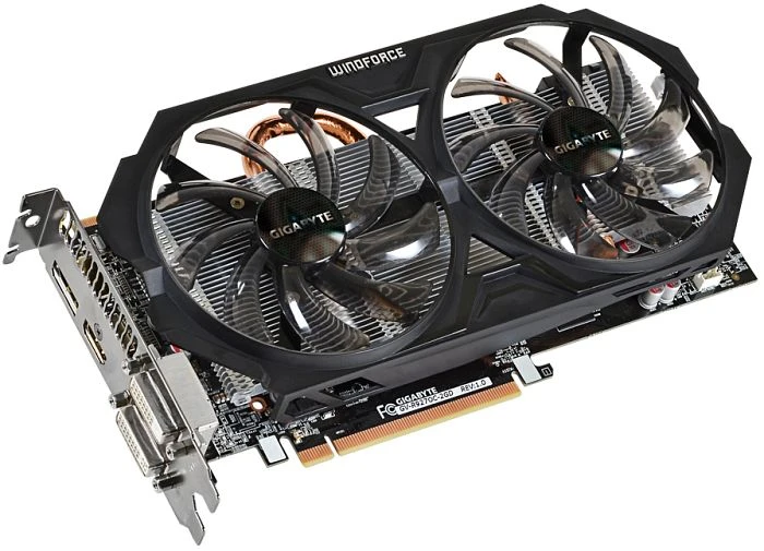 GIGABYTE Radeon R9 270 Windforce 2X OC, 2GB GDDR5, 2x DVI, HDMI, DP