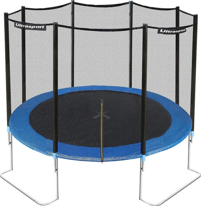 Ultrasport Jumper inkl. Sicherheitsnetz 251cm Trampolin blau