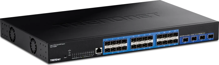 TRENDnet TL2 Rackmount Gigabit Managed Switch, 24x SFP, 4x SFP+