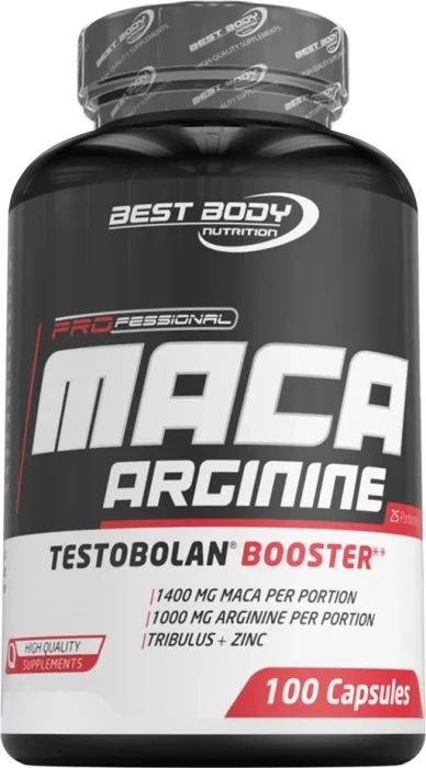 Best Body Nutrition Professional Maca Arginine Testobolan Booster 100 Stück
