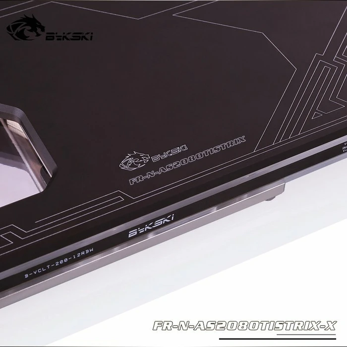 Bykski NVIDIA RTX 2080 ASUS Strix mit Backplate, schwarz