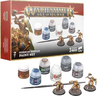 Games Workshop Warhammer Age of Sigmar - Stormcast Eternals - Stormcast Eternals Paint Set