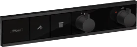 Hansgrohe RainSelect Thermostat Unterputz für 2 Verbraucher mattschwarz