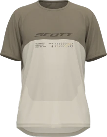 Scott Vertic DRI Trikot kurzarm cotton white/toast beige (Herren)