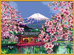 Ravensburger Malen nach Zahlen Japanische Kirschblüte