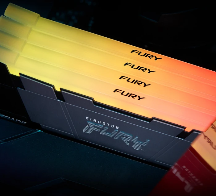 Kingston FURY Renegade RGB UDIMM 16GB Kit, DDR4-4000, CL19-23-23, 1RX8