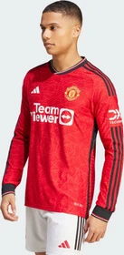 adidas Manchester United Authentic 2023/2024 Heimtrikot langarm team collegiate red (Herren)