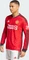 adidas Manchester United Authentic 2023/2024 Heimtrikot langarm team collegiate red (Herren) Vorschaubild