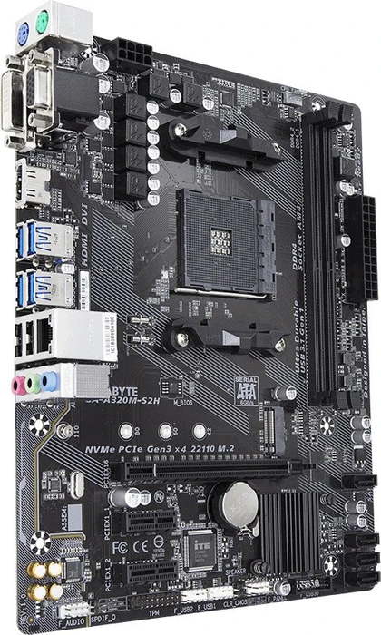 GIGABYTE GA-A320M-S2H (AMD AM4)