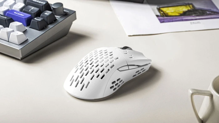 Keychron M1 Wireless Gaming Mouse weiß, USB/Bluetooth