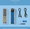 Orico TCM2-C3, blau/transparent, USB-C 3.1 Vorschaubild
