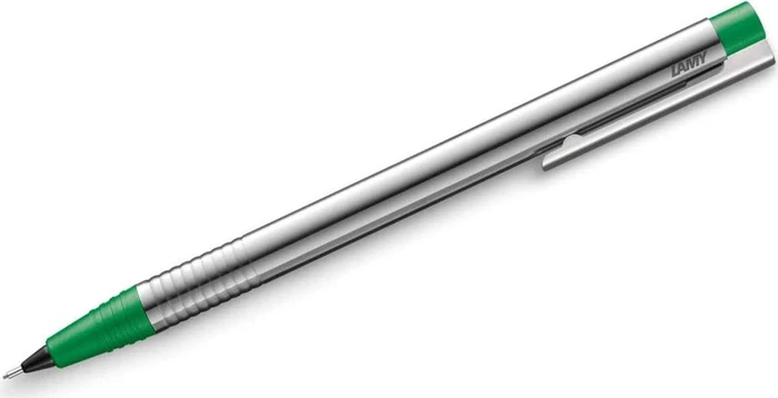 Lamy logo Edelstahl Druckbleistift HB 0.7mm graphit, silber/grün